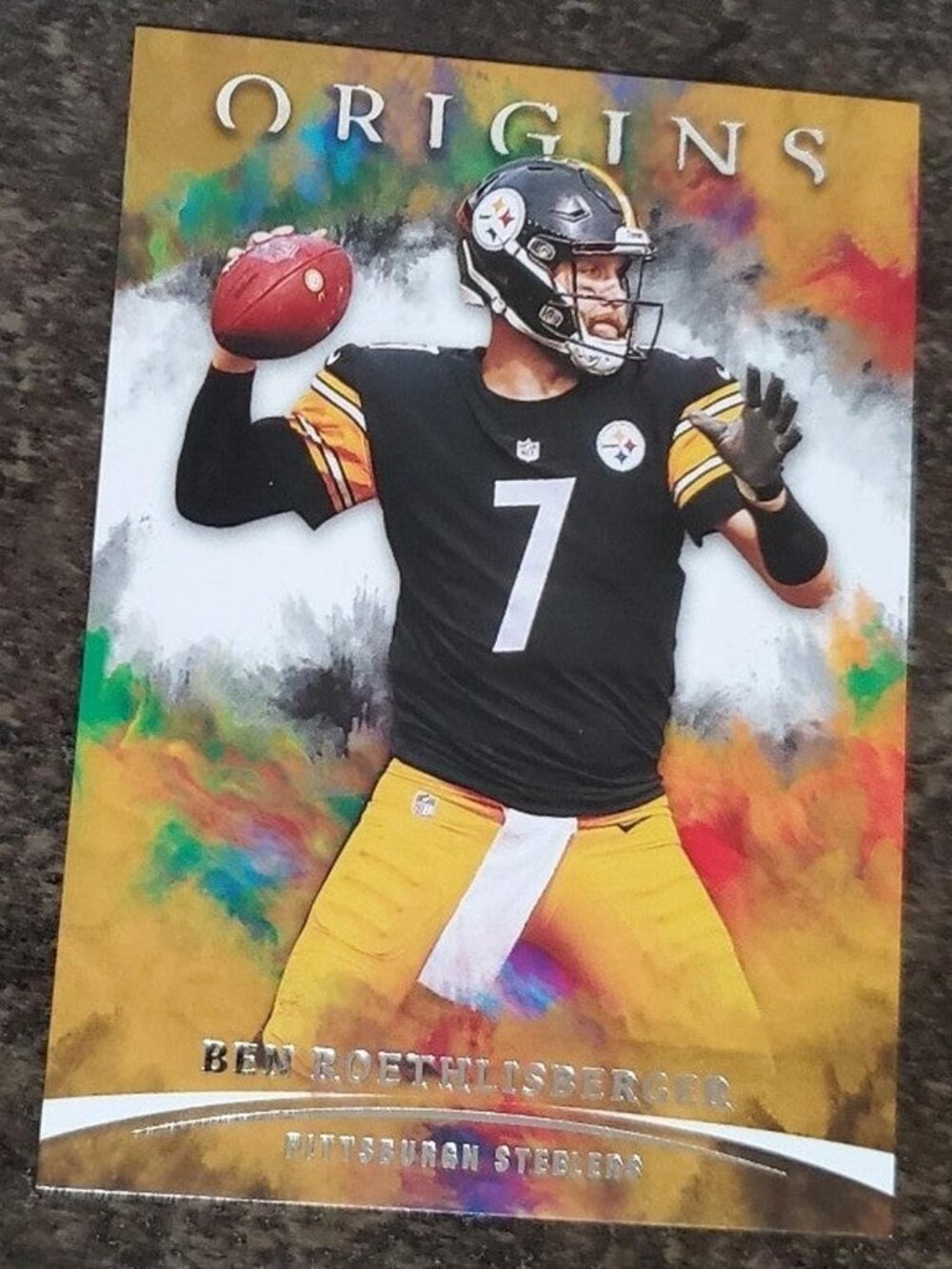 Ben Roethlisberger 2021 Panini Origins Football No. 82